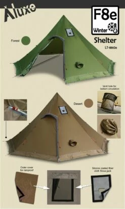 Luxe Outdoor F8e Winter Shelter - Brown 8 Luxe Outdoor F8e Winter Shelter - Brown -Sports-Outdoor Camping Shop 167629933 origpic 702782