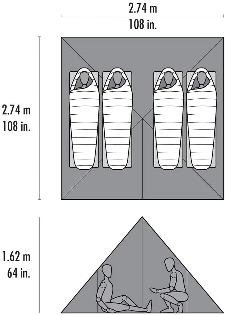 MSR Front Range 4 Person Ultralight Tarp Shelter 3 MSR Front Range 4 Person Ultralight Tarp Shelter