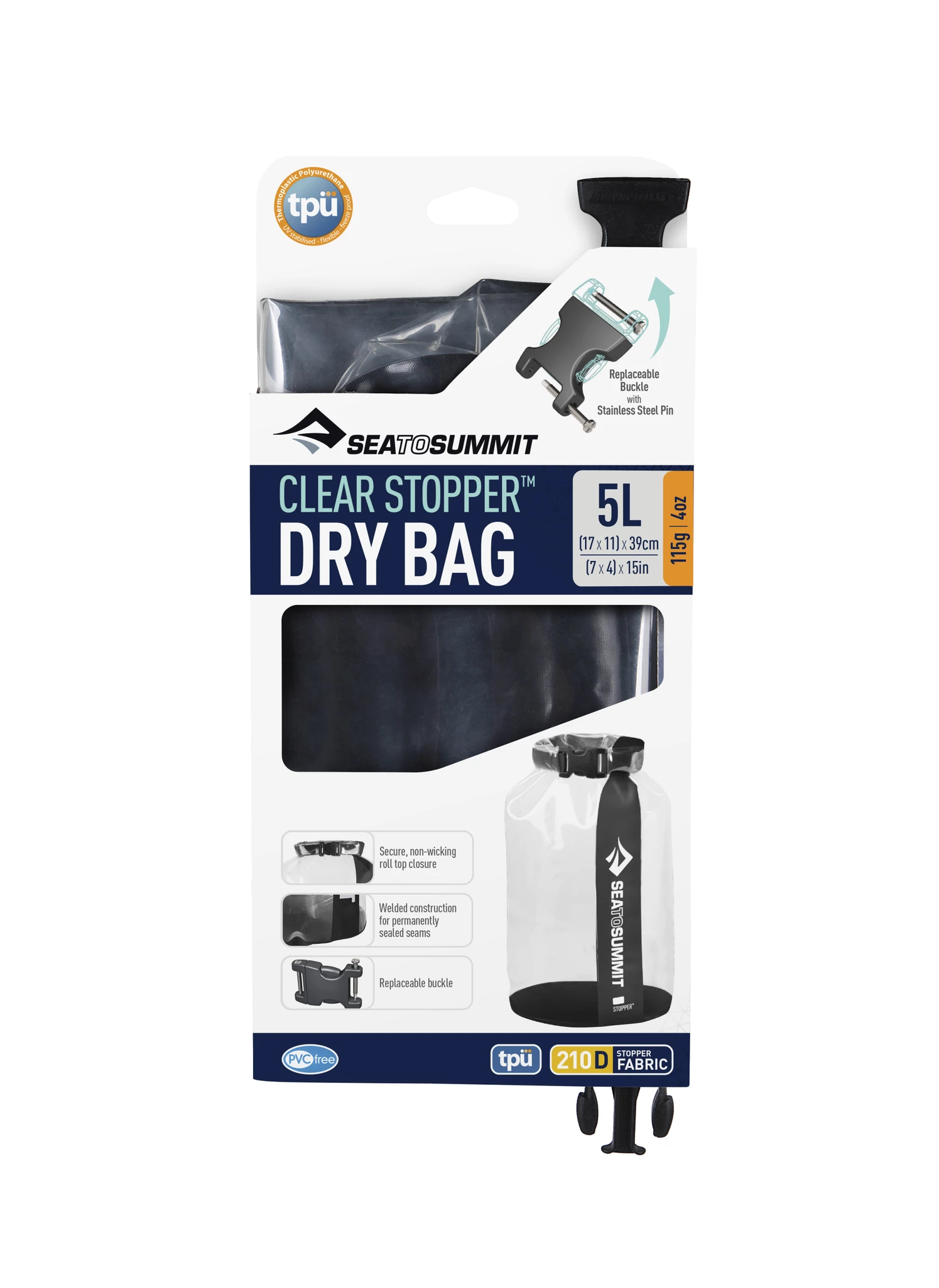 Sea To Summit Clear Stopper Dry Bag 20L 11 Sea To Summit Clear Stopper Dry Bag 20L - Billede 9