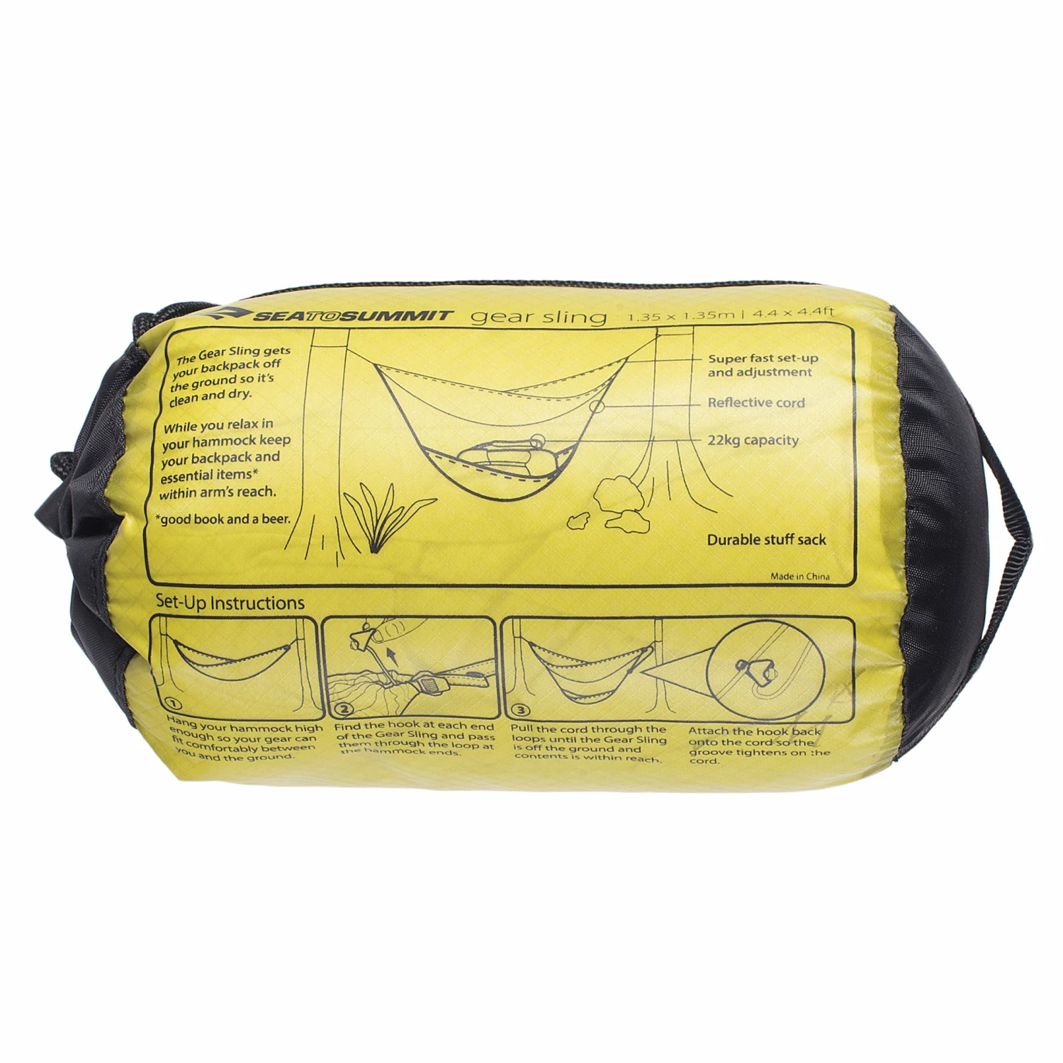 Sea To Summit Hammock Gear Sling Green 6 Sea To Summit Hammock Gear Sling Green - Billede 4