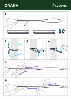 Lesovik DRAKA Hammock Set -Sports-Outdoor Camping Shop LESOVIK manual DRAKA A