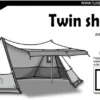 Luxe Outdoor Twin Shelter With Stove Jack 4p Tent -Sports-Outdoor Camping Shop twinshelter backpackinglightse draw